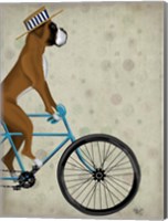 Boxer on Bicycle Fine Art Print