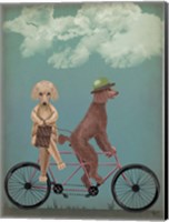 Poodle Tandem Fine Art Print