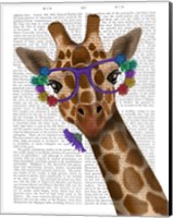 Chewing Giraffe 1 Fine Art Print