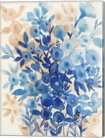 Blueberry Floral II Fine Art Print