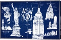 New York Blue Fine Art Print