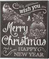 Chalkboard Christmas Sayings I Fine Art Print