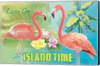 Island Time Flamingo I Bright Fine Art Print