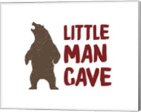 Little Man Cave Standing Bear Color Fine Art Print