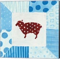 Modern Americana Farm Quilt II Fine Art Print
