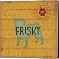 Frisky Dog Fine Art Print