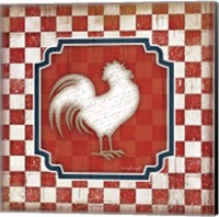 Red White and Blue Rooster XII Fine Art Print