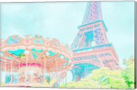 Cotton Candy Carousel Fine Art Print