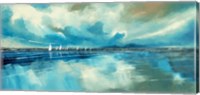 Blue Sky and Boats IV Fine Art Print