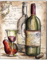 Vintner's Journal Sketch I Fine Art Print