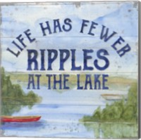 Lake Living IV (ripples) Fine Art Print