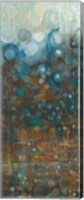 Blue and Bronze Dots II Fine Art Print