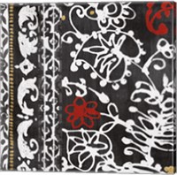 Bali Tapestry I BW Fine Art Print