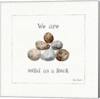 Pebbles and Sandpipers VI Fine Art Print