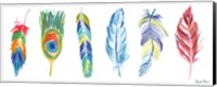 Rainbow Feathers I Fine Art Print