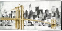 New York Skyline I Yellow Bridge no Words Fine Art Print