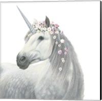 Spirit Unicorn II Square Fine Art Print