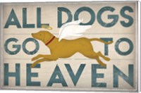 All Dogs Go to Heaven III Fine Art Print