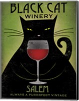 Black Cat Winery Salem Fine Art Print