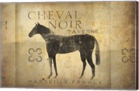 Cheval Noir v4 Fine Art Print