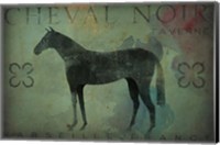 Cheval Noir v1 Fine Art Print