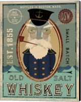 Fisherman III Old Salt Whiskey Fine Art Print