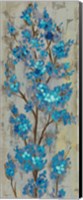 Almond Branch II Blue Crop Fine Art Print