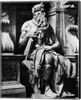 1500S Tomb Pope Julius 11 16Th Century Marble Sculpture Moses Fine Art Print