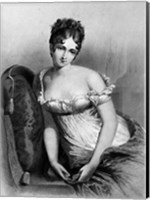 1800s Madame Recamier The Most Beautiful Woman Fine Art Print