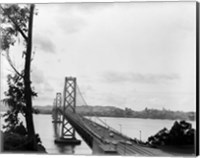 1950s Oakland Bay Bridge San Francisco California Fine Art Print