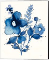 Independent Blooms Blue IV Fine Art Print