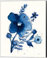 Independent Blooms Blue I Fine Art Print