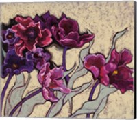Ruffled Tulips Beige Fine Art Print