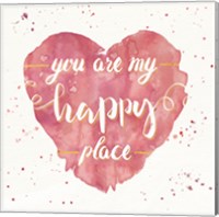 Happy Hearts II Pink Fine Art Print
