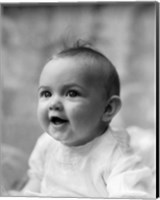 1930s Profile Portrait Five Month Old Baby Fine Art Print