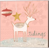 Reindeer Tidings Fine Art Print