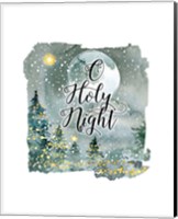 O Holy Night Watercolor Fine Art Print