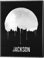 Jackson Skyline Black Fine Art Print