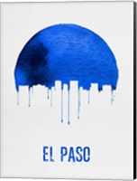 El Paso Skyline Blue Fine Art Print