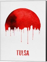 Tulsa Skyline Red Fine Art Print