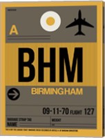 BHM Birmingham Luggage Tag I Fine Art Print