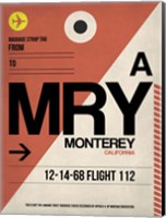 MRY Monterey Luggage Tag I Fine Art Print