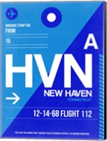 HVN New Haven Luggage Tag II Fine Art Print