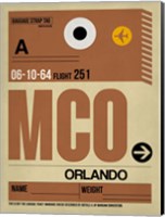 MCO Orlando Luggage Tag I Fine Art Print