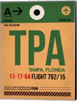 TPA Tampa Luggage Tag I Fine Art Print