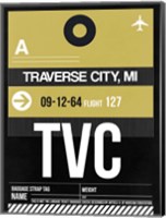 TVC Traverse City Luggage Tag II Fine Art Print
