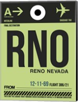 RNO Reno Luggage Tag I Fine Art Print