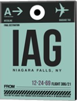 IAG Niagara Falls Luggage Tag II Fine Art Print