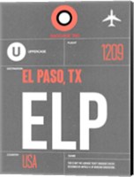 ELP El Paso Luggage Tag II Fine Art Print