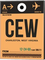 CEW Charleston Luggage Tag II Fine Art Print